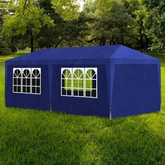 vidaXL Party Tent 10&rsquo;x20&prime; Blue, 90337