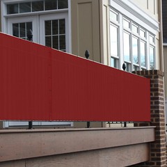 8&prime; Sun Shade Sail Straight Edge Waterproof UV Garden Patio Yard Canopy Cover