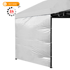 MQoutdoor Ultralight Sidewalls for 10×10 Canopy Tent 10×10, Silver Gray