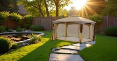 10&prime; x 12&prime; Mosquito Netting for Gazebos – Weather-Resistant Protection