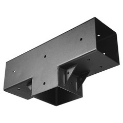 4×4 Inch Pergola Bracket Kit Inner 3.5×3.5 3-Way Woodworks DIY Post 2 pcs