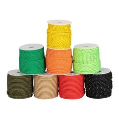 50m 4mm Reflective Nylon Guy Line for Tents Tarps Camping Outdoor Securing Use