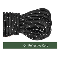 Outdoor Tent Guy Rope 30m Long 4mm Thick Reflective Polyester for Night Use