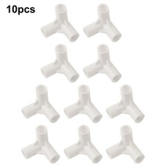10 Tent Pole Tee Connectors for Canopy and Tent Poles Plastic Joints I D 16mm