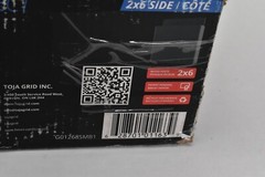 TojaGrid Wood Knect Pergola Side Bracket Black Zinc Coated 2&Prime; x 6&Prime; Posts 8 Pack