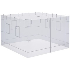 Outsunny Mesh Sidewalls for 10&prime; x 10&prime; Canopy Tent with 6 Windows, White