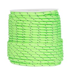50m 4mm Reflective Camping Rope for Tent Guy Lines Tarp Securing Outdoor Gear