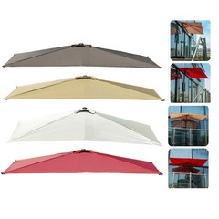 Rectangular Parasol Roof Cover 25m x 1. Polyester for Garden Patio Use