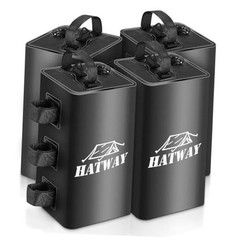 Canopy Water Weight Bag,88 LBS Water Tent Weights Set of 4 88LBS-4PCS-Black