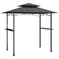 BBQ Gazebo Anthracite Steel Medium Hooks BBQ Gazebo