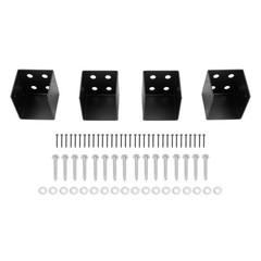 4 Pack Pergola Brackets Wall Mount 4×4 Beam for Gazebos Patio Outdoor Structure