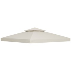 10&prime; Gazebo Replacement Canopy for 01 -0153, 100100-076, Cream