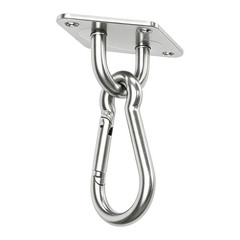 Diamond Pattern 304 Stainless Steel Swing Hangers 2pcs for Hammocks Bags