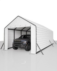 16PCS Metal Carport Kit Roofing Panels for Metal Carport 13x26ft 13x21ft 13x16ft