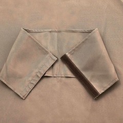 9.84&prime; x 9.84&prime; Gazebo Sidewall Set with Hooks/C-Rings, Brown