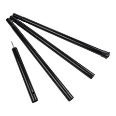 25cm 50cm Iron Tent Poles with Metal Elastic Buckle for Canopy Connection