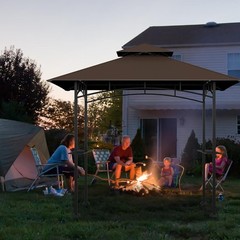 5×8 Rectangular BBQ Gazebo Canopy – Ventilated Design for Smokeless Grilling