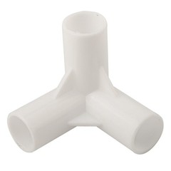 10 Tent Pole Tee Connectors for Canopy and Tent Poles Plastic Joints I D 16mm