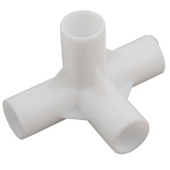 10 Tent Pole Tee Connectors for Canopy and Tent Poles Plastic Joints I D 16mm
