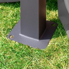 Garden Gazebo 10×10 ft 10×13 ft Softtop Polyester Roof Steel Frame Click System