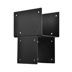 4 Pack Heavy Duty 6×6 (Actual 5.5&Prime;x5.5&Prime;) Stainless Steel Post Caps Tie Bracket,