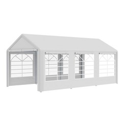 10&prime; x 20&prime; Gazebo Canopy, Carport & Party Tent with 4 Removable Side Walls