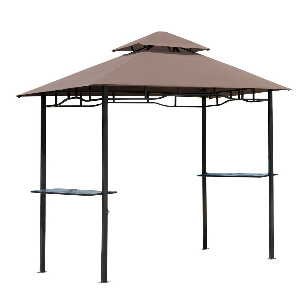 Durable Grill Gazebo PA-Coated Polyester Rust-Resistant Frame