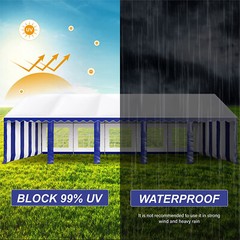 16&rsquo;x32&prime; Outdoor Commercial Party Tent Heavy Duty Wedding Canopy Gazebo Pavilion