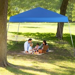 11×11 ft Pop Up Canopy Tent, Easy Up Instant Outdoor Canopy Gazebos w/ Carry Bag