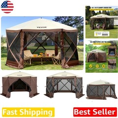 10×10 Screen House Tent 300D Oxford B3 Gauze Netting