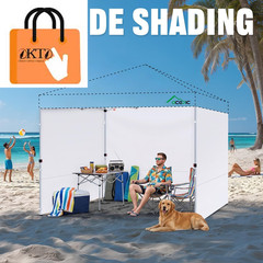 10x10ft Sidewalls for 10×10 Pop Up Canopy Frame, 10X10ft 3PCS, White