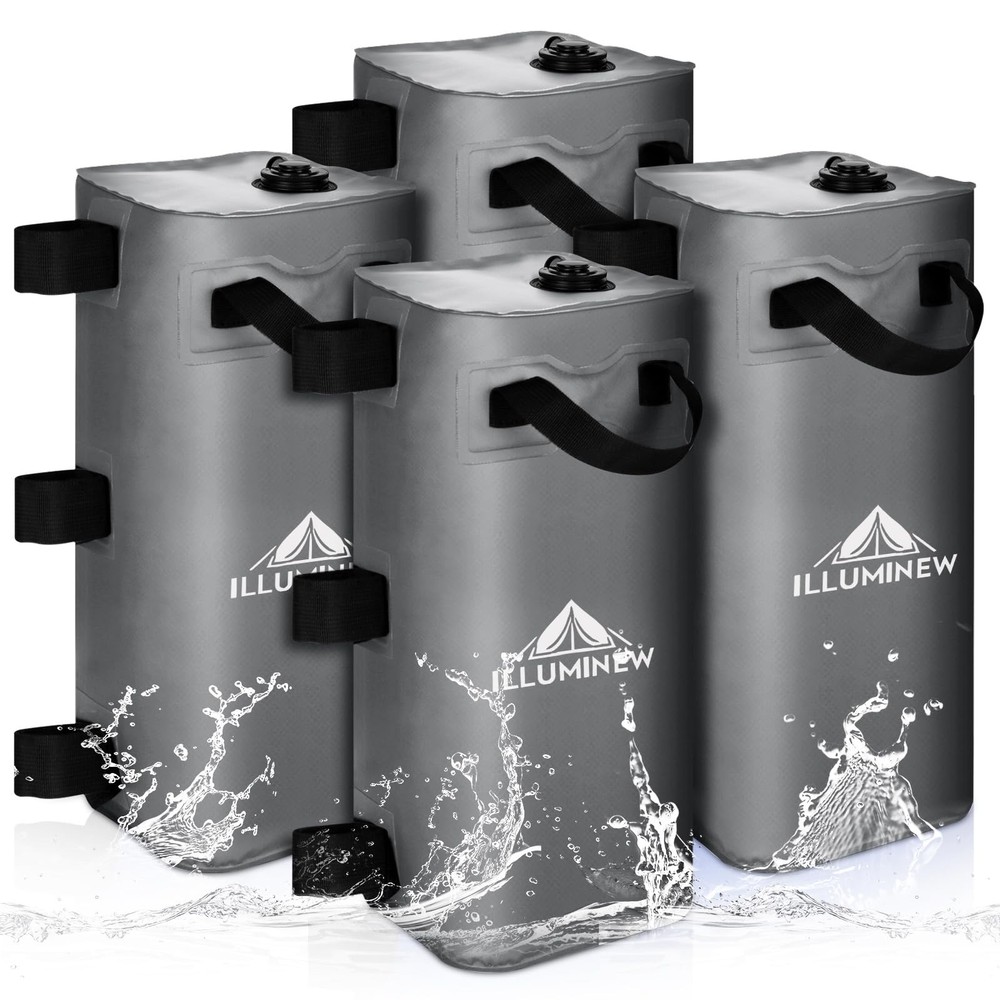 ILLUMINEW 4 Pack Canopy Water 8.7 inches x x 19.7 inches, Gray