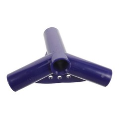 3 Pack Reusable Plastic Camping Tent Pole Connector for Fence Blue Lightweight