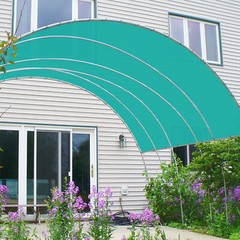 8&prime; Sun Shade Sail Straight Edge Waterproof UV Garden Patio Yard Canopy Cover