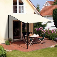 10&prime; x 10&prime; Steel Outdoor Pergola Gazebo Patio Canopy Backyard Pool Deck Garden