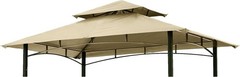 Grill Canopy Replacement Polyester 5×8 Rectangular Water-Resistant Cover
