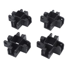 Centre Connector For Popup Tent Frames Plastic 4 Way For 34x34mm Tubes