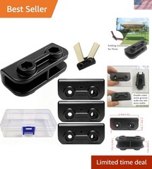 Strong Plastic Canopy Tent Replacement Connectors – Set of 4 for 2-Way Gazebo