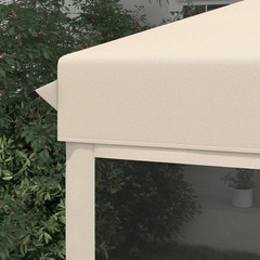 9.7&prime; x 9.7&prime; Outdoor Pop Up Party Tent Patio Gazebo Canopy Net Shade Beige