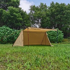 Winter Pyramid Tent with Waterproof Fabric and Aluminum Alloy Frame Lightweight