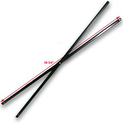 Ozark Trail 13 x13 Straight Leg Canopy/Gazebo SIDE TRUSS Bar Parts 39 3/4&Prime; Black