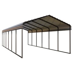 12×30&prime; Metal Carport Heavy Duty Upgraded Reinforce Outdoor Car Shelter Garage
