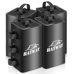 Canopy Water Weight Bag,88 LBS Water Tent Weights Set of 4 88LBS-4PCS-Black