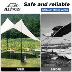 Canopy Water Weight Bag,88 LBS Water Tent Weights Set of 4 88LBS-4PCS-Black