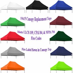 Impact Canopy 10×15 Pop up Canopy Replacement 10×15 Tent Outdoor Gazebo TOP ONLY