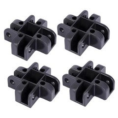 Centre Connector For Popup Tent Frames Plastic 4 Way For 34x34mm Tubes