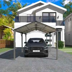 10 x 20 ft Outdoor Carport Heavy Duty Gazebo Garage Car Shelter Shade Multi-Use