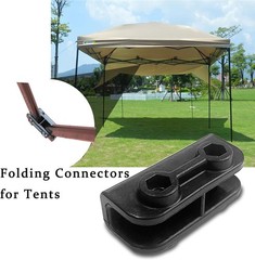 Strong Plastic Canopy Tent Replacement Connectors – Set of 4 for 2-Way Gazebo