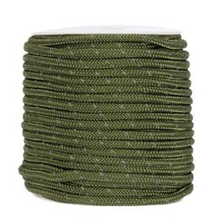 Polyester Tent Guyline Rope 30M Long 4mm Diameter Reflective Night Safety