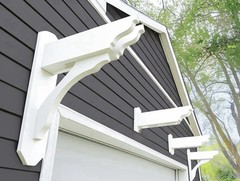 Pergola – 4 beam eyebrow kit – Solid Wood